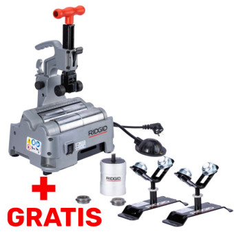 RIDGID elektrischer Rohrabschneider PC116, bis zu 116mm (4 1/2") + 2x Schneidrad