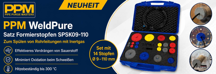 PPM WeldPure formierstopfen