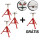 TAG Tri Stand - Modell TFS301 + Kopf im Form V (TVH300) + Kugelkopf (BTH300SS) - Aktion 3+1 Gratis