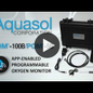 Aquasol POM-100B Schweißsauerstoff-Monitor 0,01% (100 PPM), Oximeter, mit Bluetooth