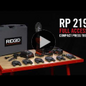 RIDGID MINI Pressmaschine RP-219 Akku, Backen 3+1 KOSTENLOS